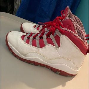 Air Jordan 10 retro red steel, grade school 4.5